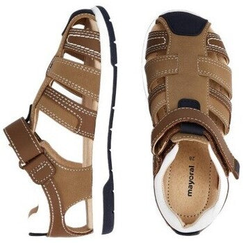 Sandale Mayoral Camel en cuir pour garçon
