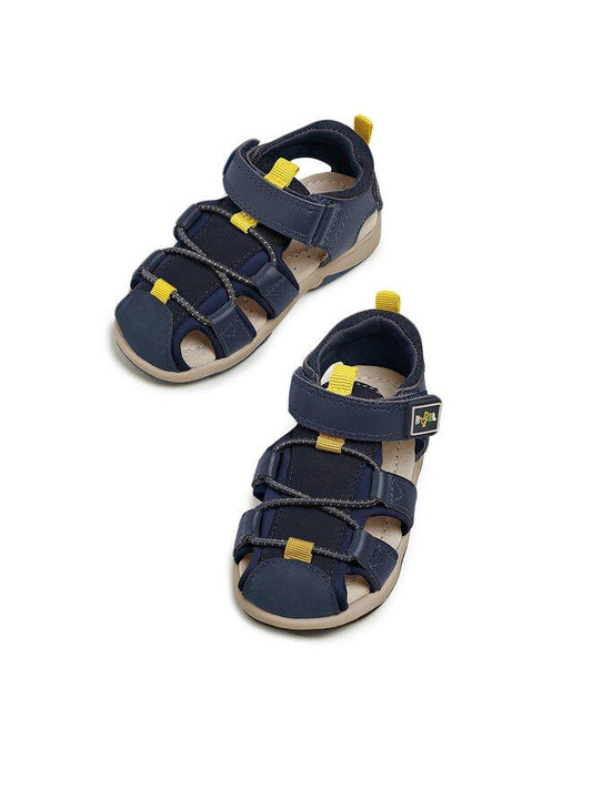 Sandales en cuir pour garçons Mayoral bleu marine
